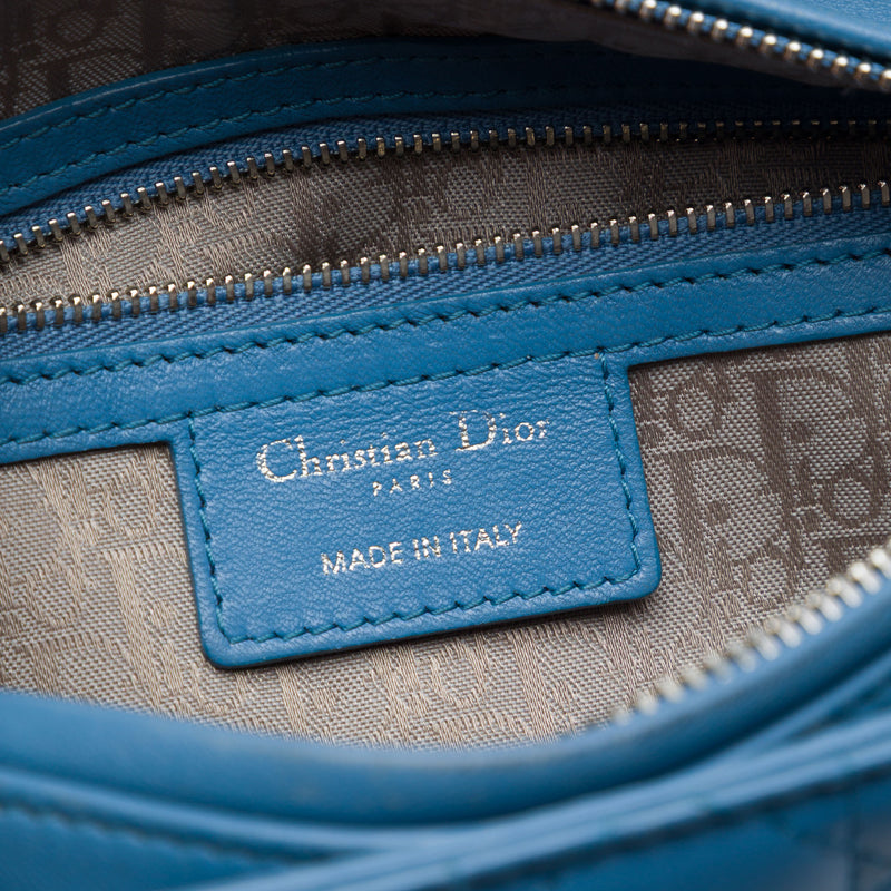 Medium Lambskin Cannage Lady Dior - Image 5
