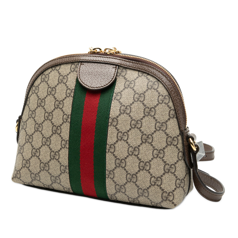 Small GG Supreme Web Ophidia Dome Crossbody - Image 2