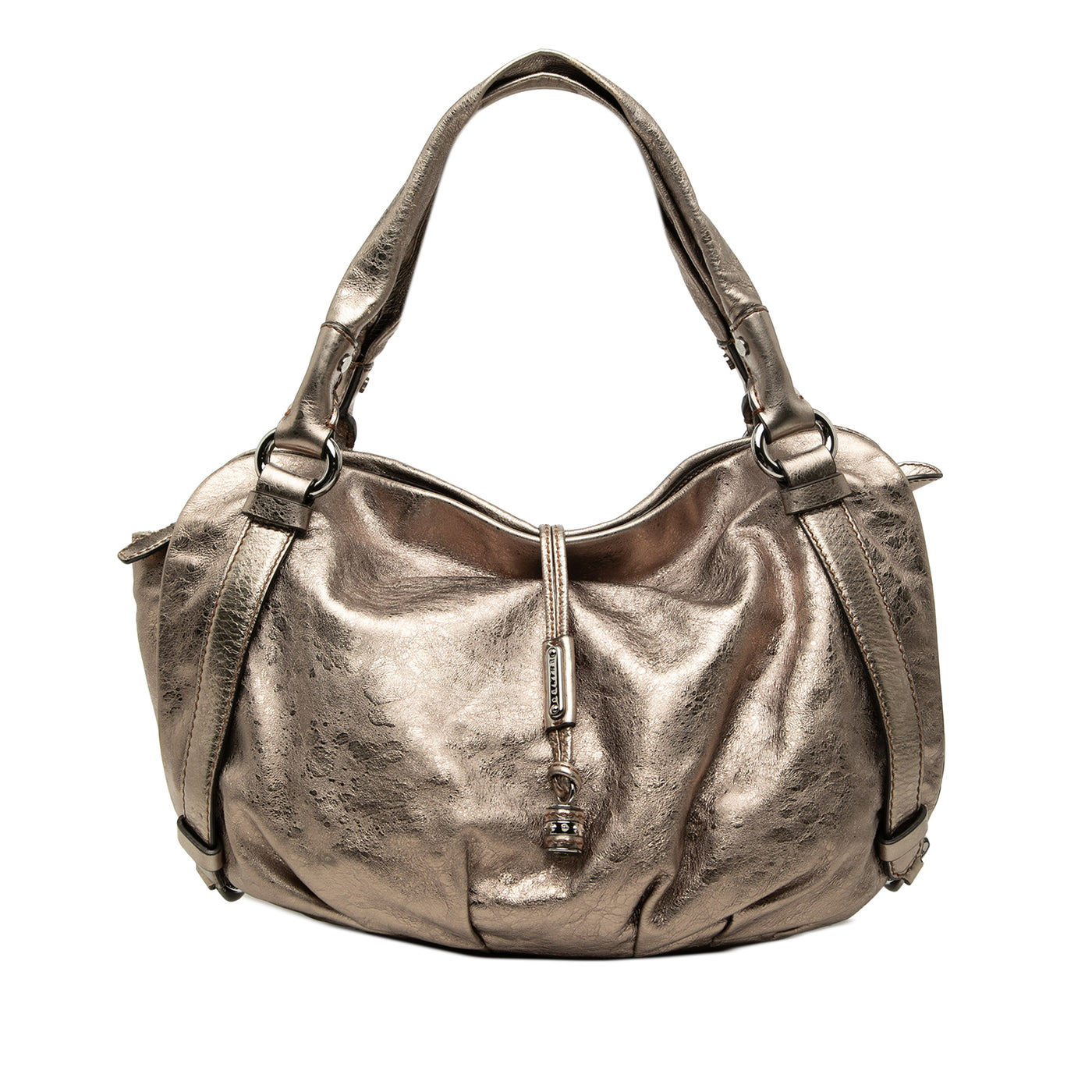 Metallic Calfskin Bittersweet Hobo - Image 1