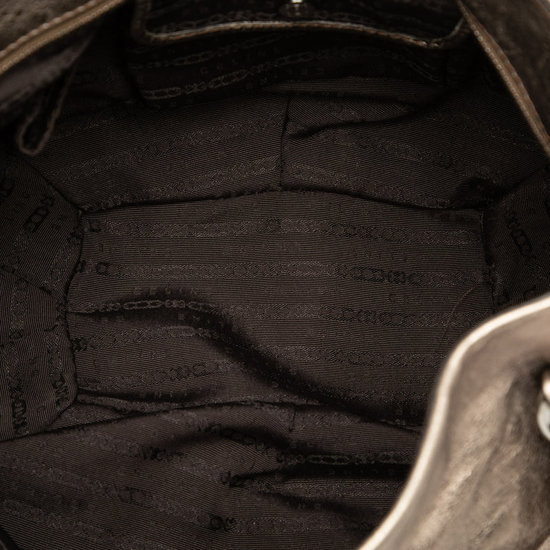 Metallic Calfskin Bittersweet Hobo - Image 4