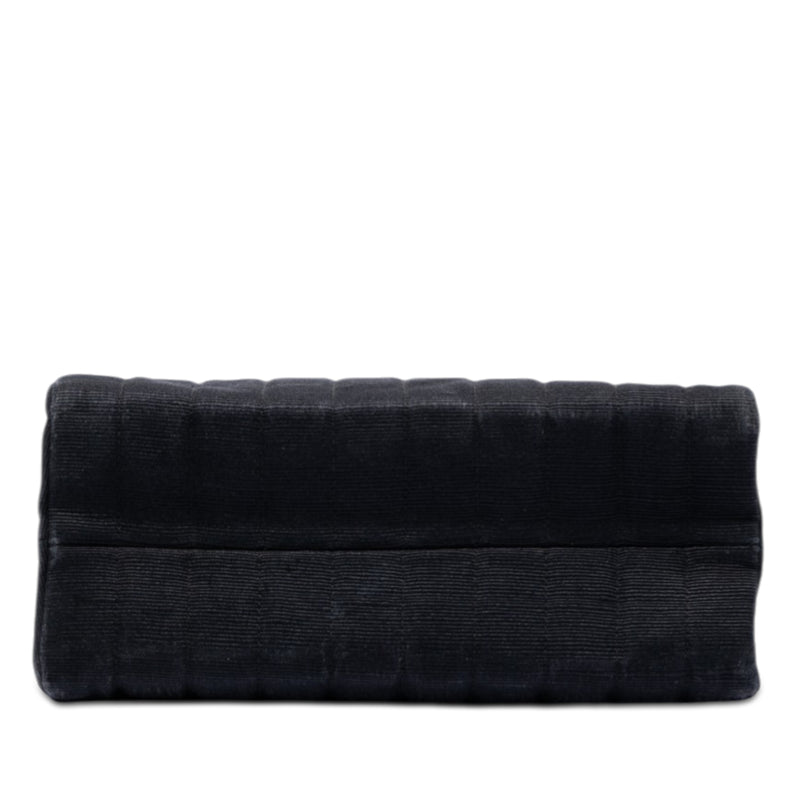 CC Vertical Quilted Nylon Grosgrain Single Flap - Image 3