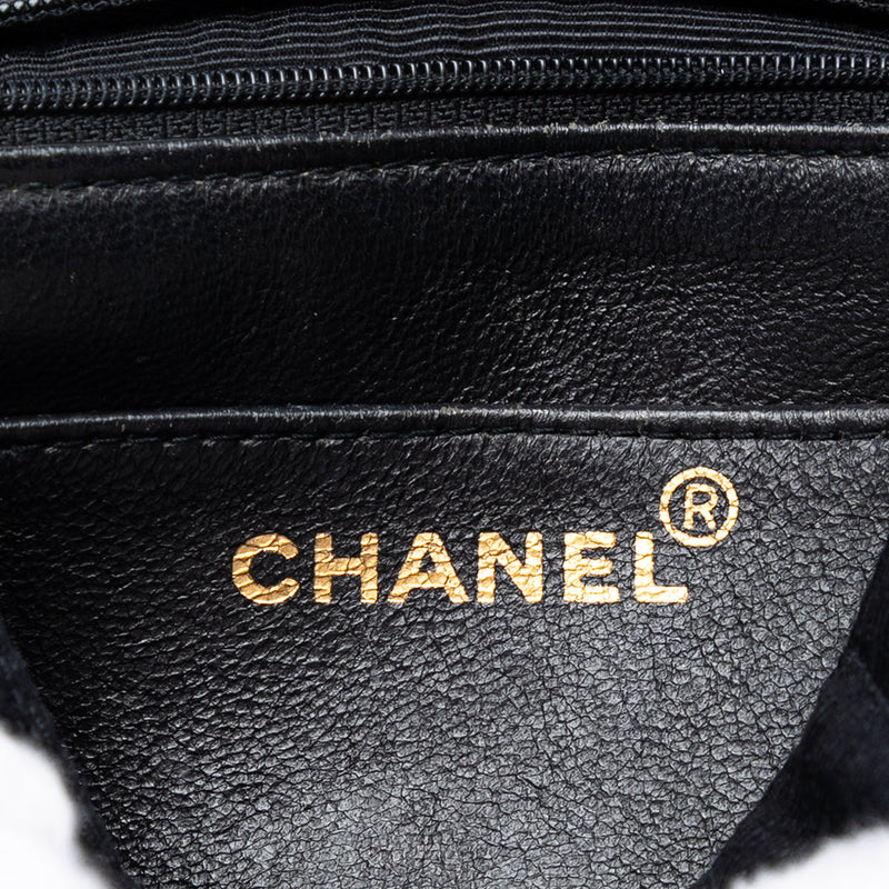 CC Vertical Quilted Nylon Grosgrain Single Flap - Image 5