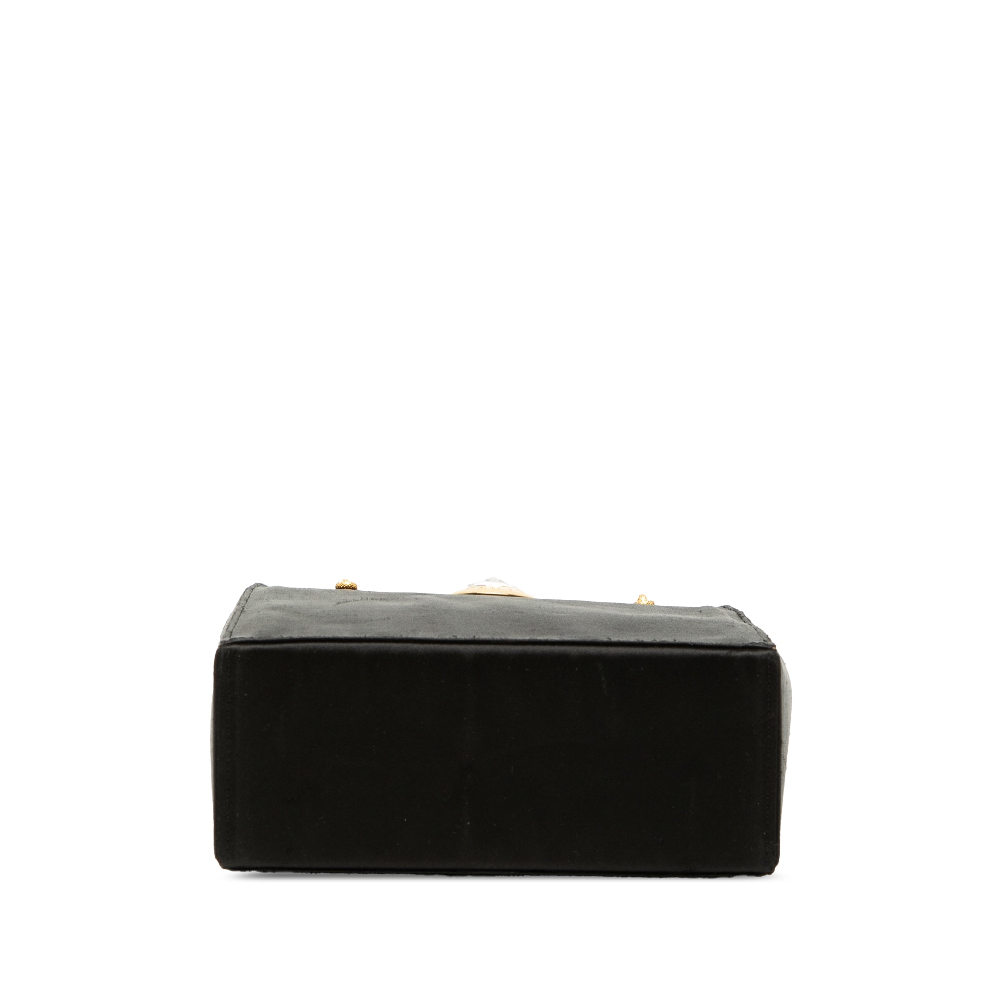 Satin Starball Chain Top Handle Bag - Image 3