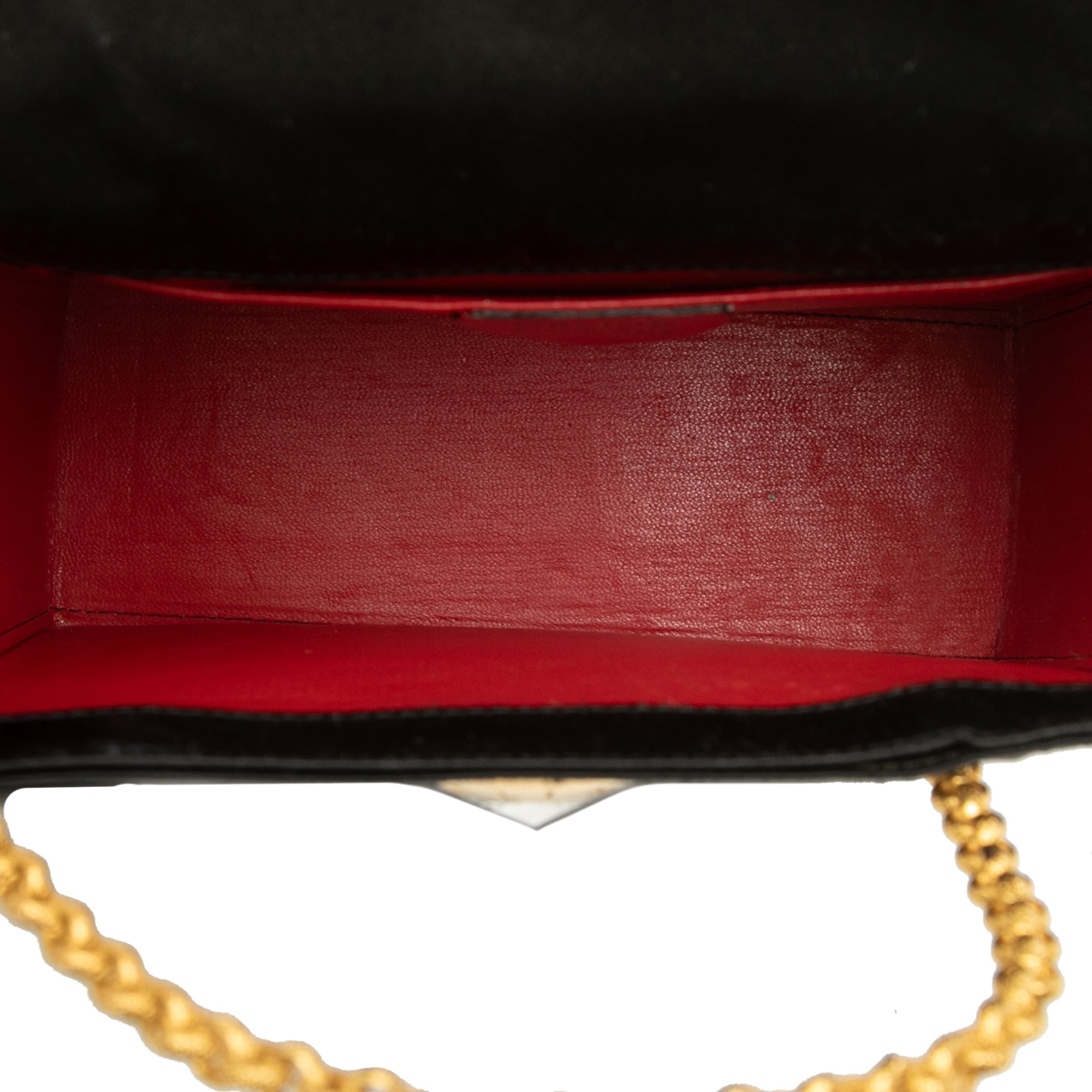 Satin Starball Chain Top Handle Bag - Image 4
