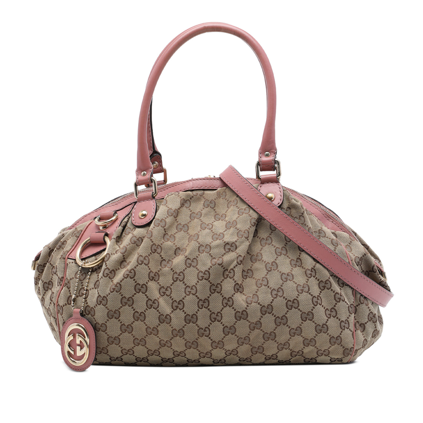GG Canvas Sukey Satchel - Image 1