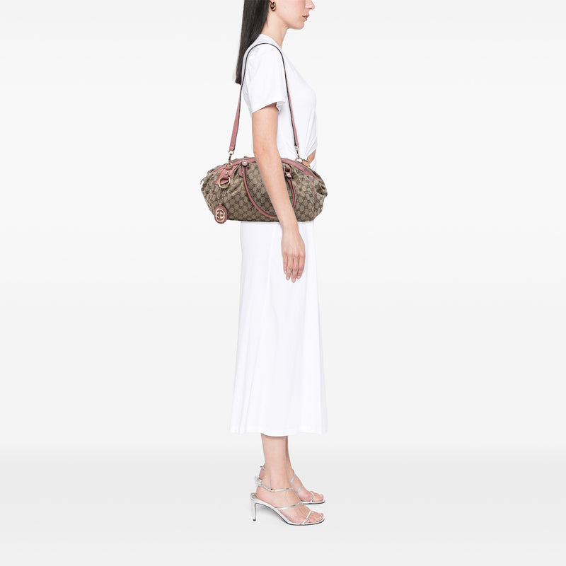GG Canvas Sukey Satchel - Image 6