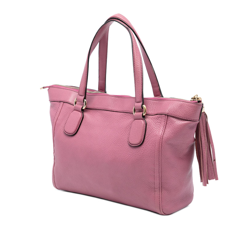 Small Leather Soho Working Tote - Image 2