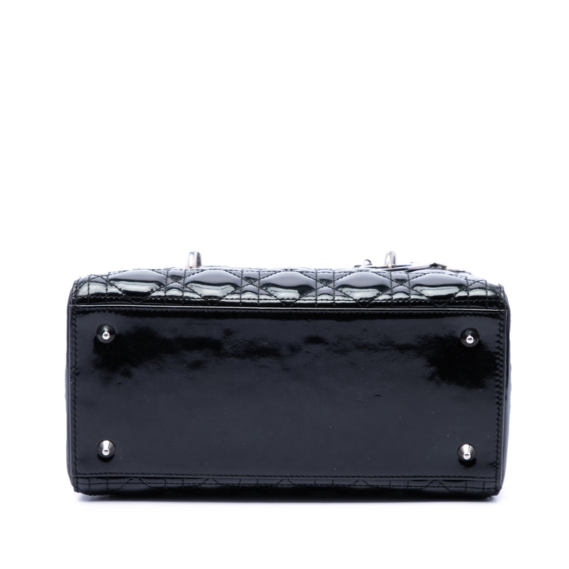 Medium Patent Cannage Lady Dior - Image 3