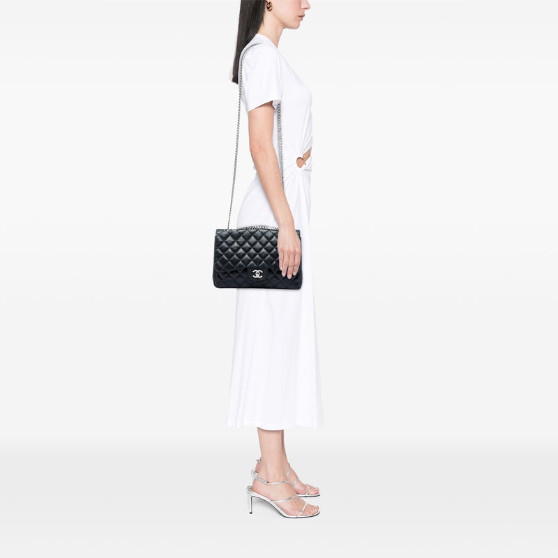 Jumbo Classic Lambskin Single Flap - Image 5