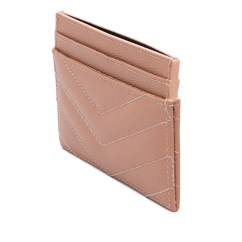 Chevron  Grain de Poudre Cassandre Card Holder - Image 2