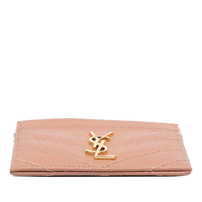 Chevron  Grain de Poudre Cassandre Card Holder - Image 3