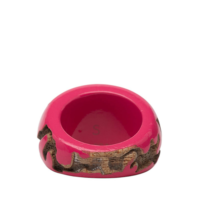 Lacquered Wood Leomonogram Ring S - Image 3