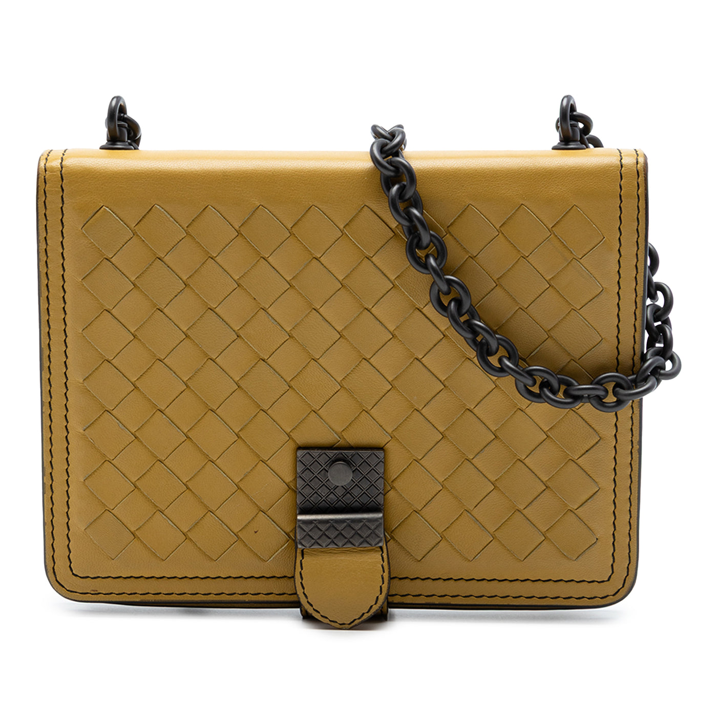 Small Nappa Intrecciato Runway Shoulder Bag - Image 1