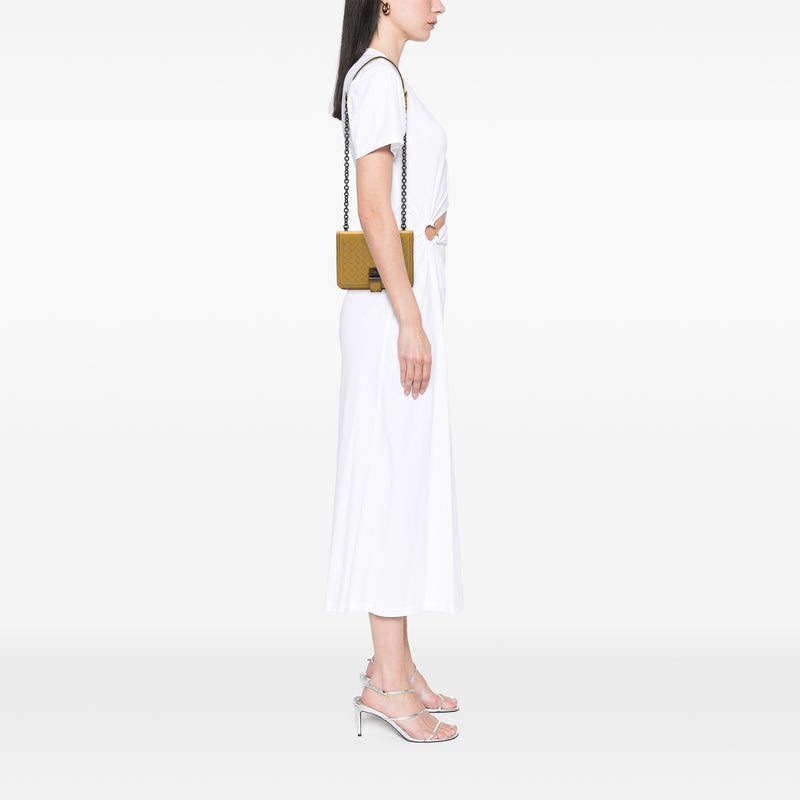 Small Nappa Intrecciato Runway Shoulder Bag - Image 6