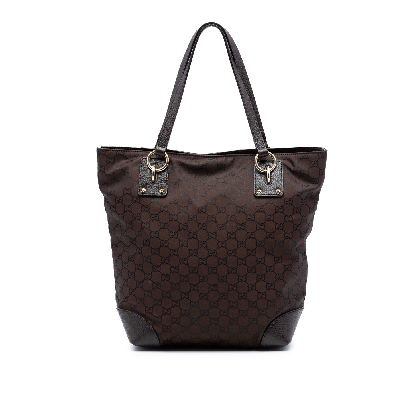 GG Nylon Vertical Charm Tote - Image 1