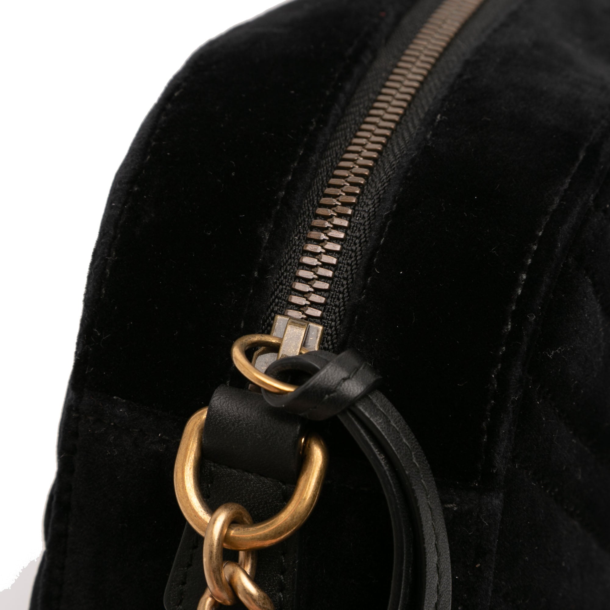 Small GG Marmont Matelasse Velvet Crossbody - Image 7