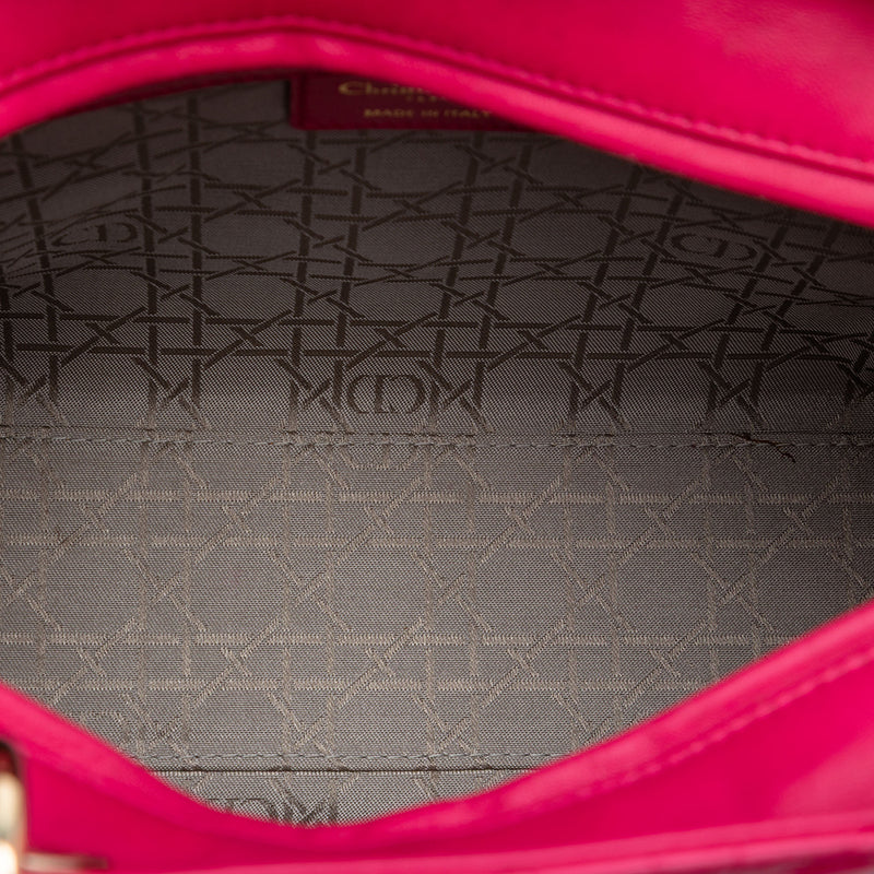 Large Lambskin Cannage Lady Dior - Image 4