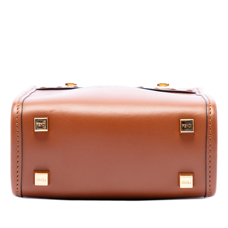 Mini Leather Sunshine Shopper Tote - Image 3