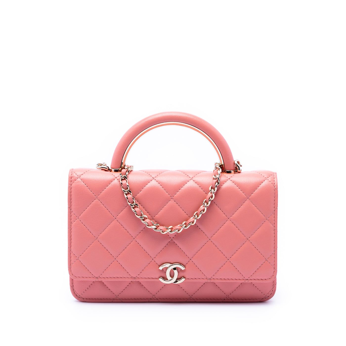 Mini Rectangular Lambskin Paris Le19M Charming Top Handle Flap - Image 1