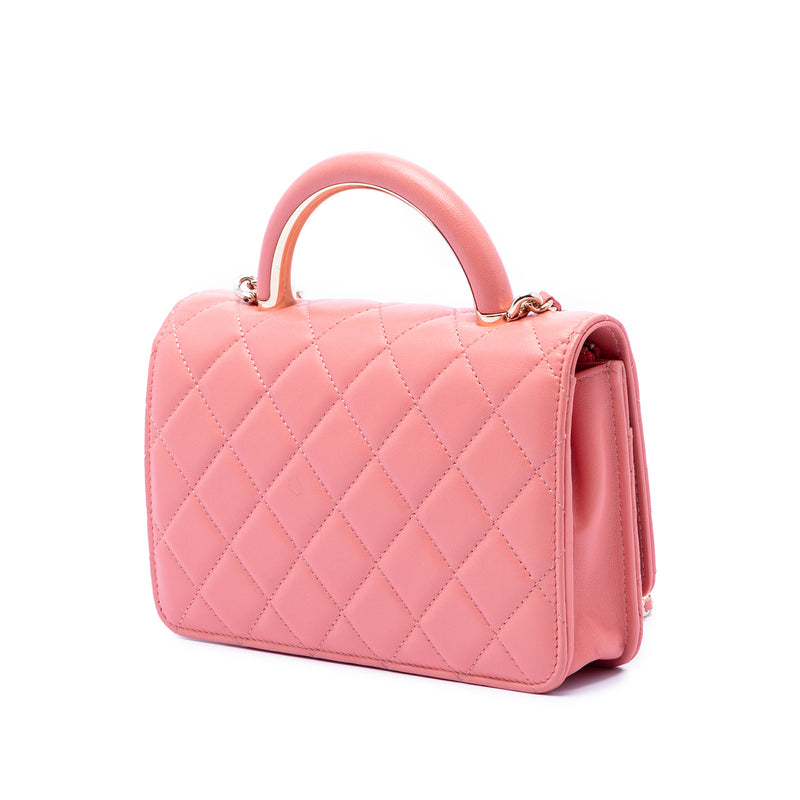 Mini Rectangular Lambskin Paris Le19M Charming Top Handle Flap - Image 2