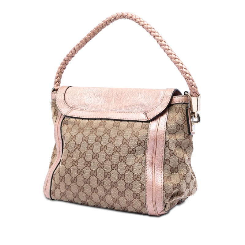 GG Canvas Bella Flap Satchel - Image 2