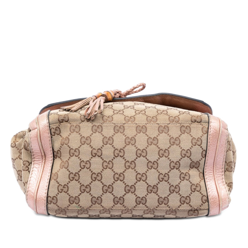GG Canvas Bella Flap Satchel - Image 3