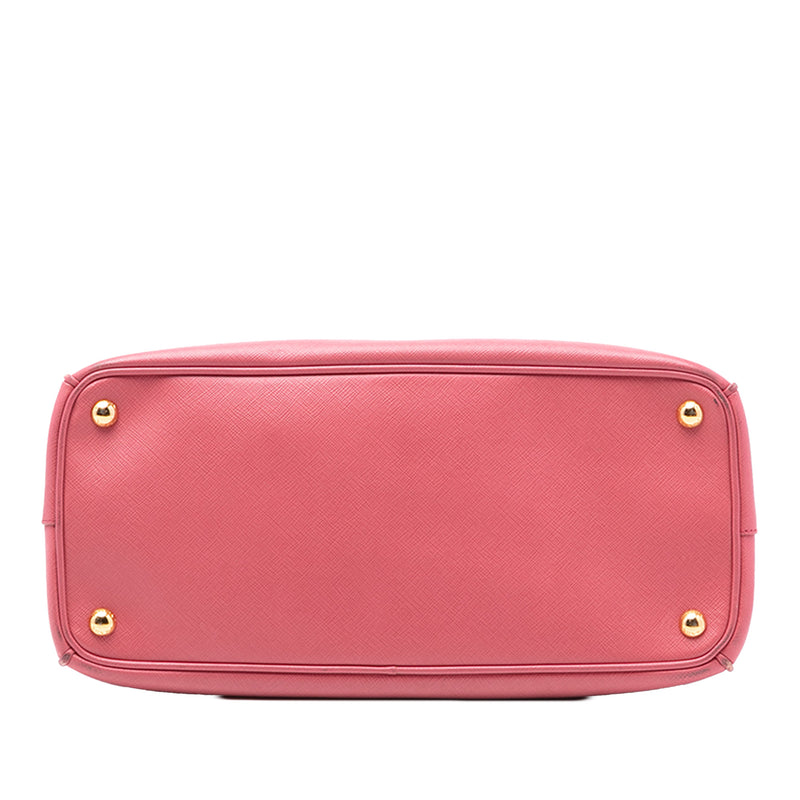 Medium Saffiano Lux Galleria Double Zip Satchel - Image 3