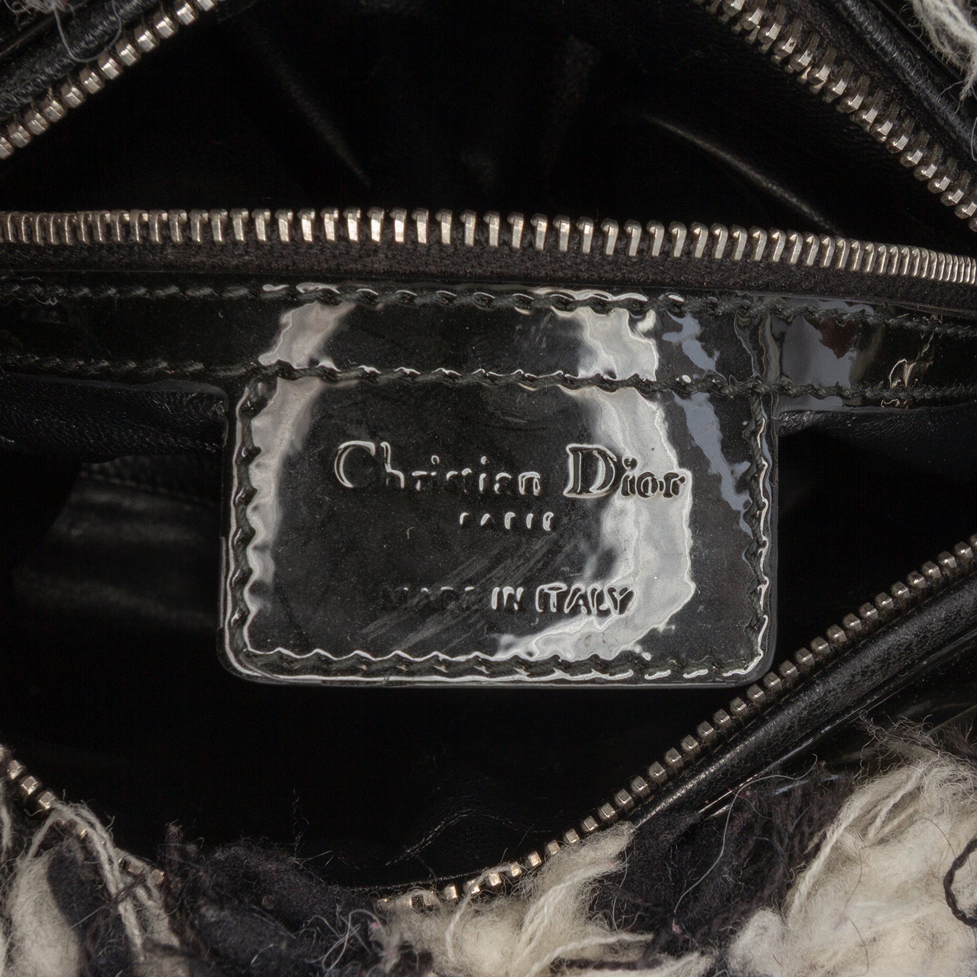 Medium Tweed Cannage Fringe Lady Dior - Image 5