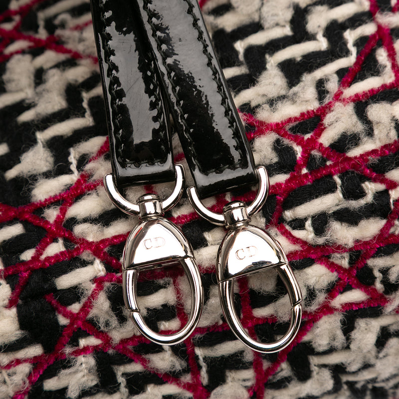 Medium Tweed Cannage Fringe Lady Dior - Image 7