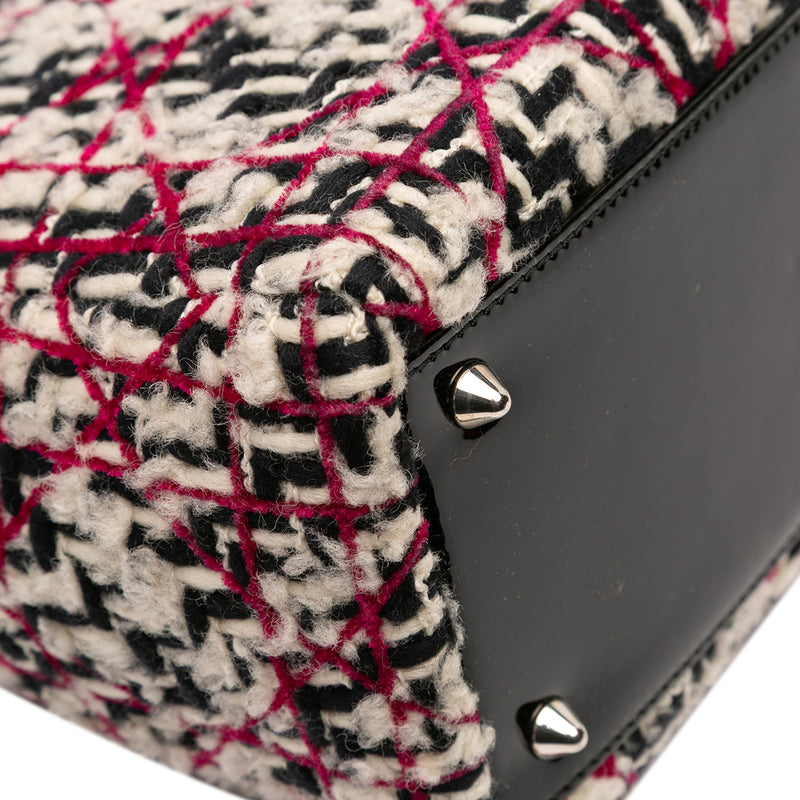 Medium Tweed Cannage Fringe Lady Dior - Image 9