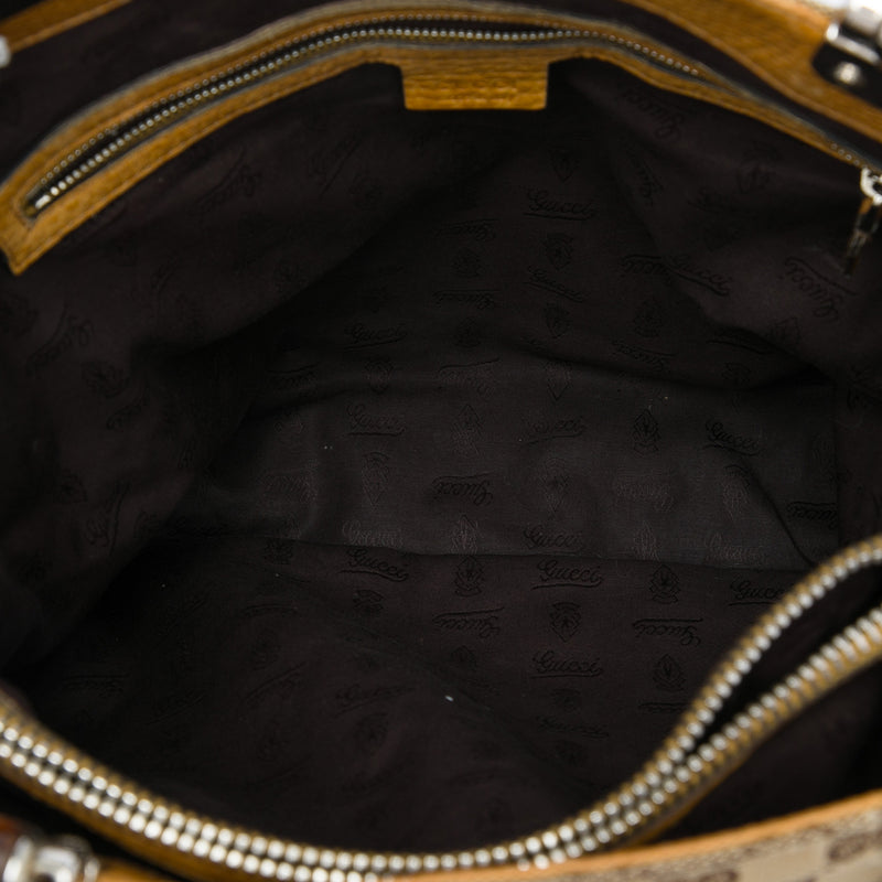 Large GG Canvas Bamboo Libeccio Tote - Image 4