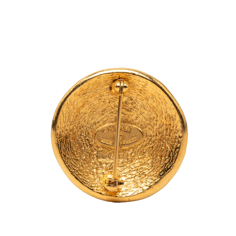 Gold Plated 31 Rue Cambon Medallion Brooch - Image 2