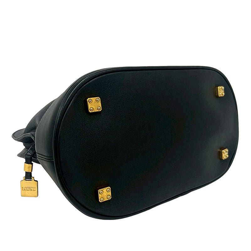 Leather Anagram Dome Satchel - Image 3