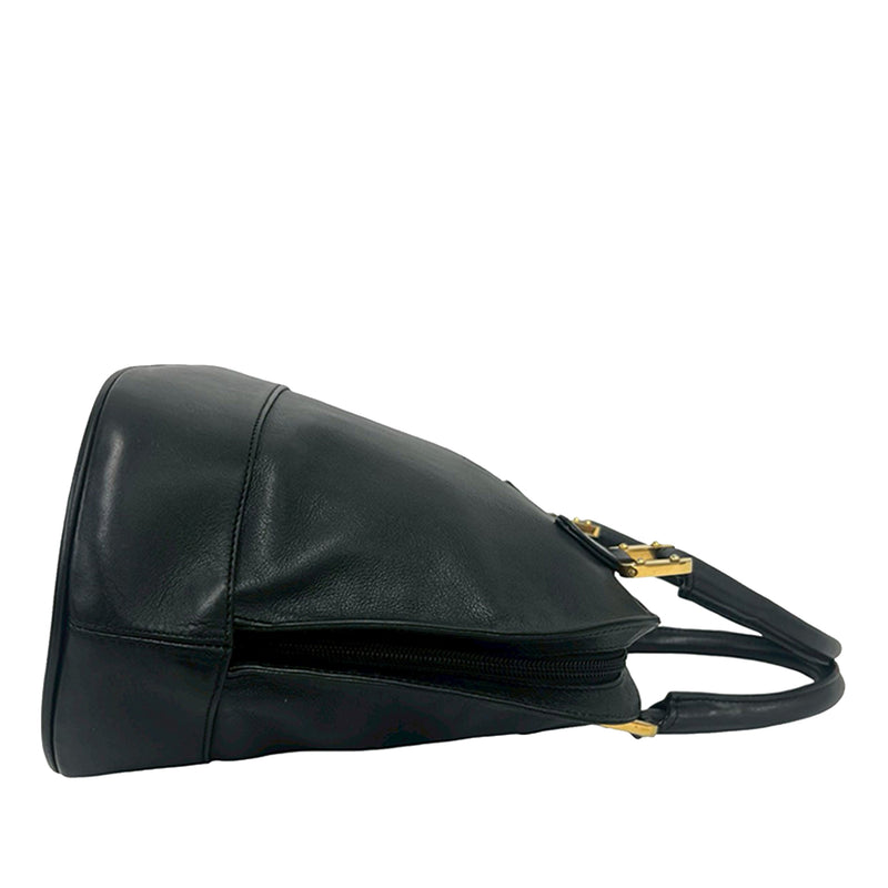 Leather Anagram Dome Satchel - Image 6