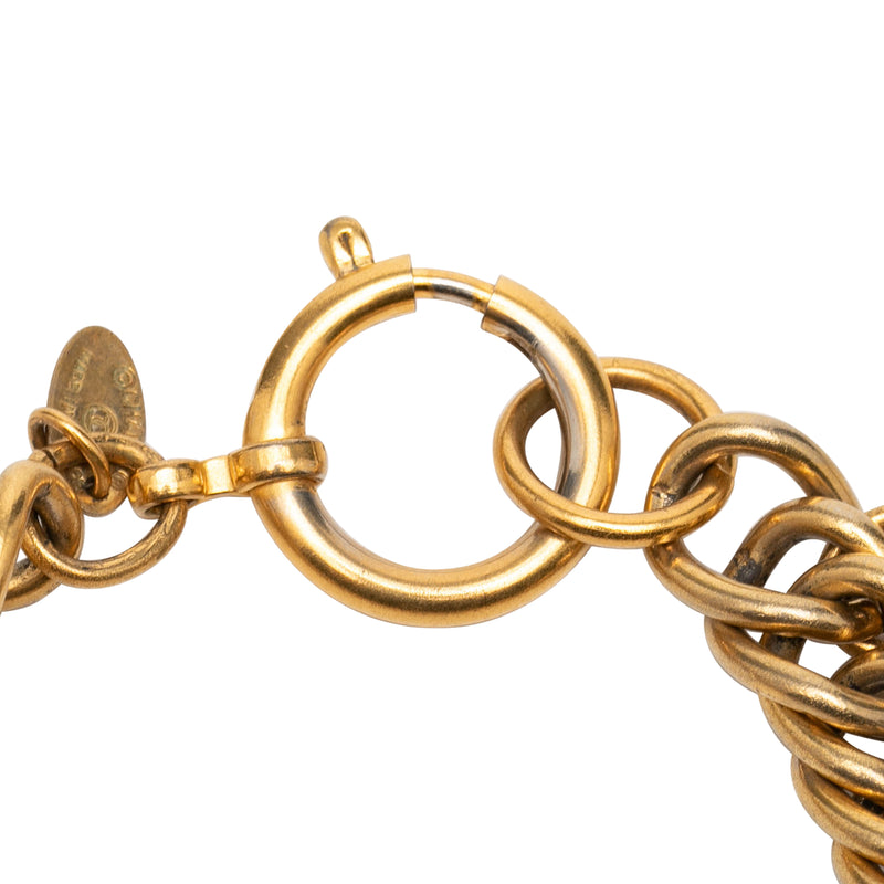 Gold Plated 31 Rue Cambon Logo Charm Bracelet - Image 5