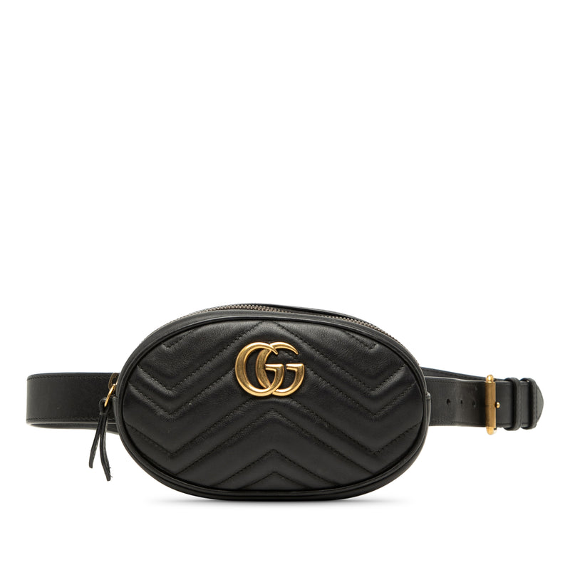 GG Marmont Matelasse Leather Belt Bag