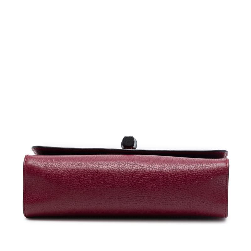 Medium Leather Miss Bamboo Crossbody - Image 3