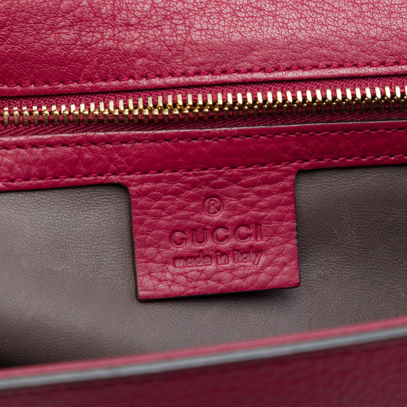 Medium Leather Miss Bamboo Crossbody - Image 5