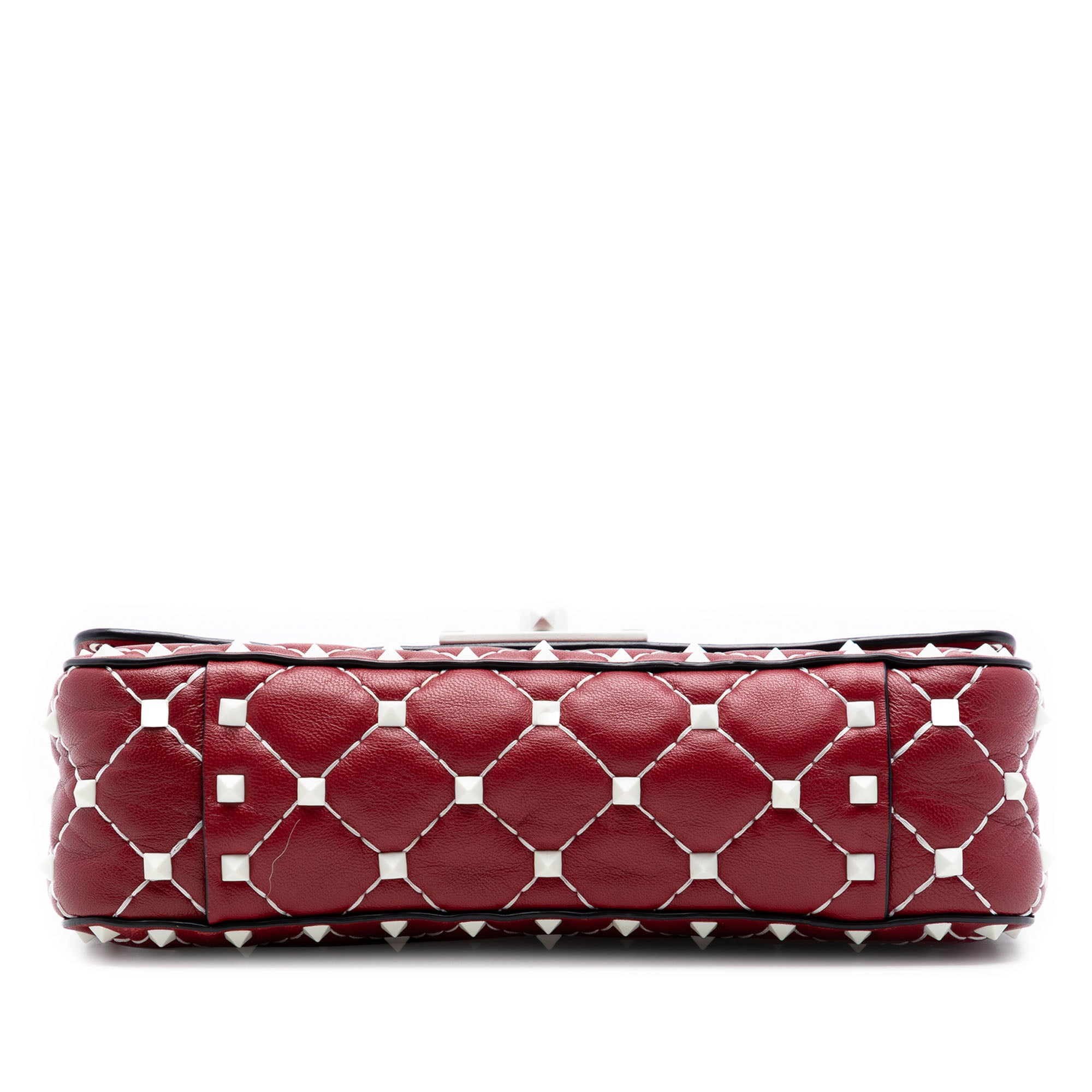 Small Lambskin Free Rockstud Spike Satchel - Image 3