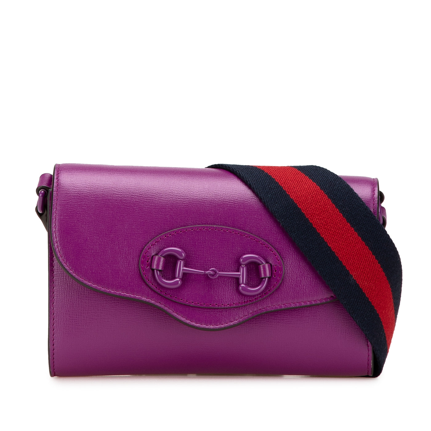 Mini Leather Horsebit 1955 Web Crossbody - Image 1
