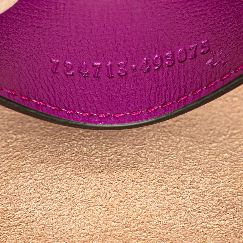 Mini Leather Horsebit 1955 Web Crossbody - Image 7