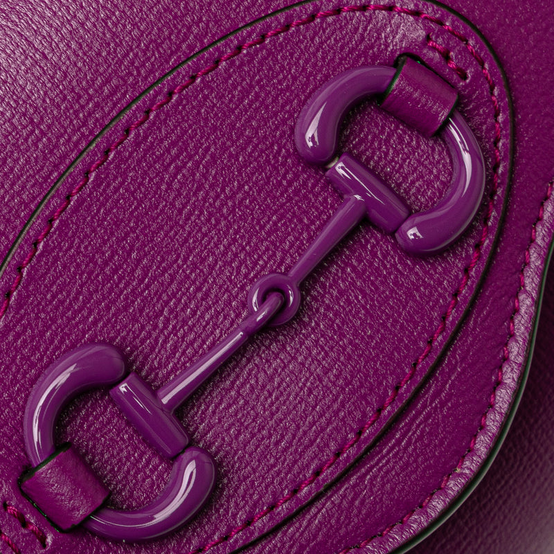 Mini Leather Horsebit 1955 Web Crossbody - Image 8