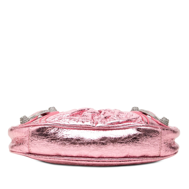 Mini Metallic Lambskin Motocross Le Cagole - Image 3
