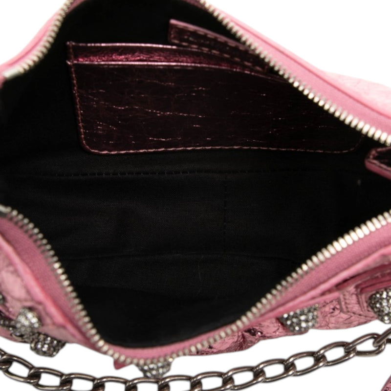 Mini Metallic Lambskin Motocross Le Cagole - Image 4