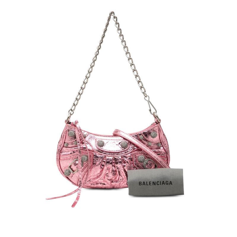 Mini Metallic Lambskin Motocross Le Cagole - Image 7