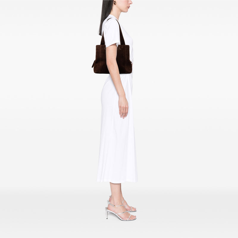 Suede LAX Logo Tote - Image 6