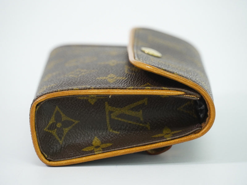 Louis Vuitton Florentine Pochette Canvas Brown Bag