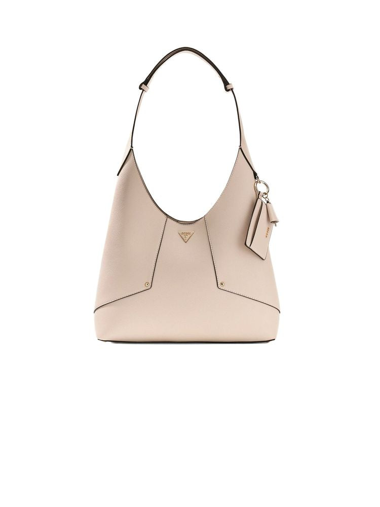 Guess Hobo Bag — Beige Polyurethane