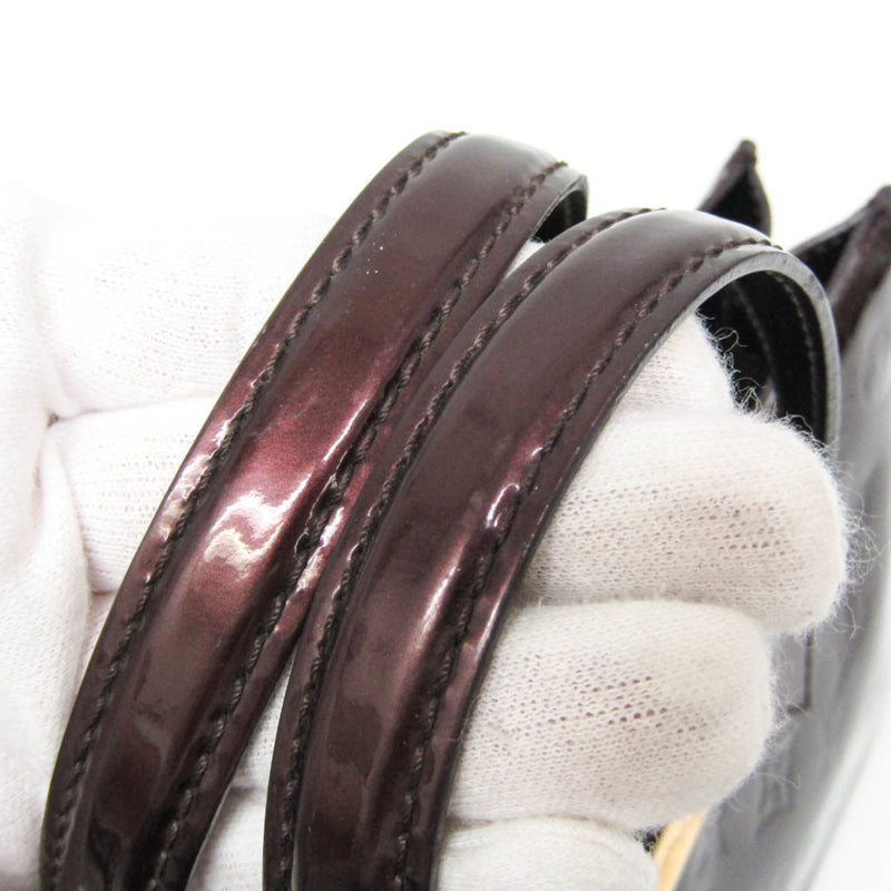 Louis Vuitton Wilshire Monogram Vernis Burgundy Patent_leather Bag