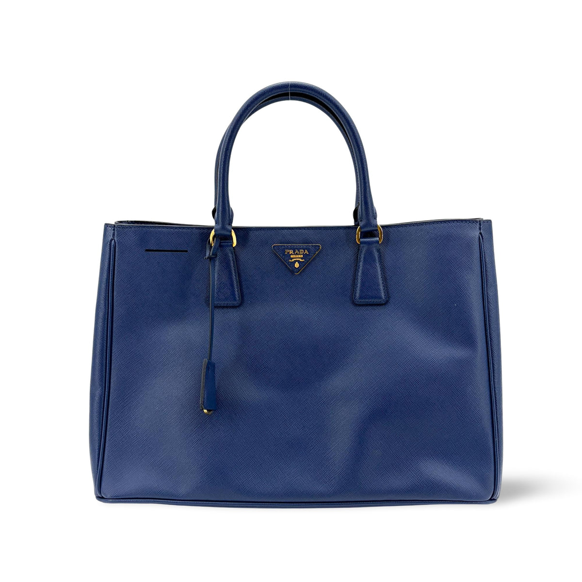 Prada Lux Open Saffiano Leather Blue Bag